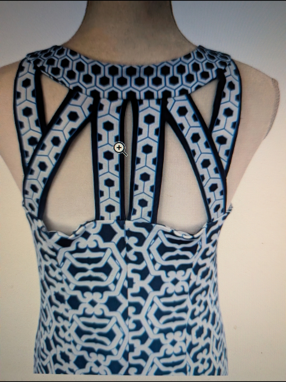 Gretchen Scott Designs Isosceles Rio Blues Strappy Dress - Picture 3 of 4